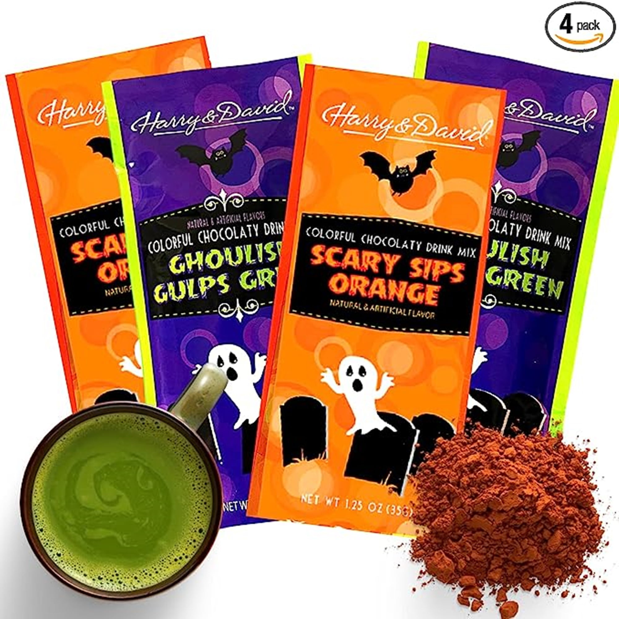 Halloween Hot Chocolate Packets, Trick or Treat Cocoa, Pack of 4, 2 of Each, 1.25 Ounces per Packet - Walmart.com halloween-hot-chocolate-packets-trick-or-treat-cocoa-pack-of-4-2-of-each-1-25-ounces-per-packet-walmart-com