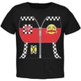 thumbnail image 1 of Halloween Hot Rod Costume Racing Toddler T Shirt Black 3T, 1 of 1