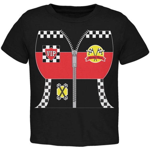 Halloween Hot Rod Costume Racing Toddler T Shirt Black 3T