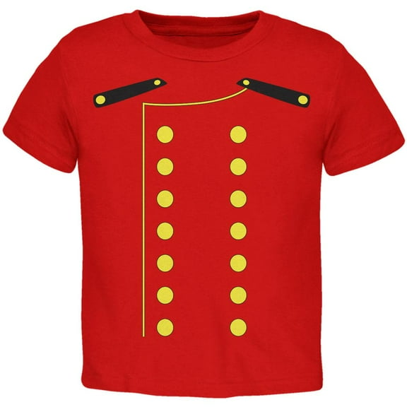 Halloween Hotel Bellhop Costume Red Toddler T-Shirt - 4T