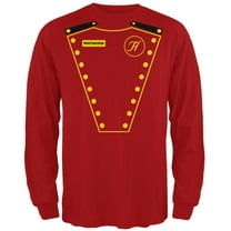 Halloween Hotel Concierge Costume Mens Long Sleeve T Shirt Red 2XL
