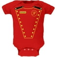thumbnail image 1 of Halloween Hotel Concierge Costume Soft Baby One Piece Red 9-12 M, 1 of 1