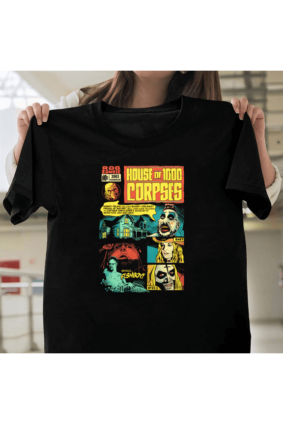 Halloween House Of 1000 Corpses Shirt Rob Zombie Horror Movie Captain Spaulding V61026 Unisex T-Shirt, Size Up to 5XL