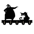 thumbnail image 1 of Halloween Household Decor Wooden Wall Hooks Wall Hanger Coat Rack Keys Bags Clothes Multi-Purpose Keys Handbags Hook Gift for Designer, 1 of 9