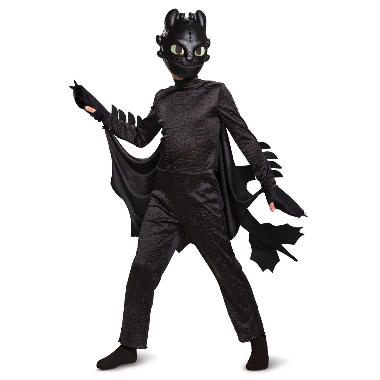 forvirring Hej hej erstatte Halloween How to Train Your Dragon Toothless Deluxe Child Costume -  Walmart.com