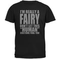 thumbnail image 1 of Halloween Human Fairy Costume Mens T Shirt, 1 of 5