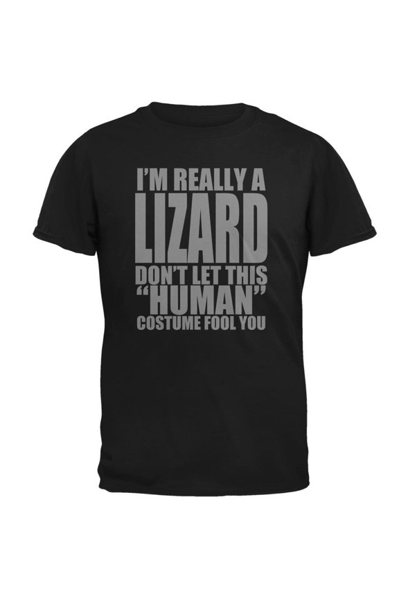 Halloween Human Lizard Costume Mens T Shirt