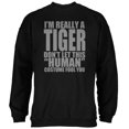 thumbnail image 1 of Halloween Human Tiger Costume Mens Sweatshirt, 1 of 1