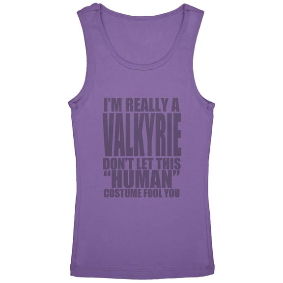 Halloween Human Valkyrie Costume Youth Girls Tank Top Lavender YSM
