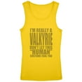 thumbnail image 1 of Halloween Human Valkyrie Costume Youth Girls Tank Top Yellow YMD, 1 of 1