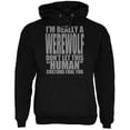 thumbnail image 1 of Halloween Human Werewolf Costume Black Adult Hoodie - 2X-Large, 1 of 1
