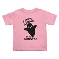 thumbnail image 1 of Halloween "I Ain't Afraid of No Ghosts" Cute Toddler T Shirts for Boys Girls (Pink, 5/6T), 1 of 5