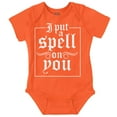 thumbnail image 1 of Halloween I Put A Spell On You Bodysuit Jumper Girls Infant Baby Brisco Brands NB, 1 of 6