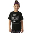 thumbnail image 1 of Halloween I Put A Spell On You Girls Kids T Shirt Tees Teen Brisco Brands L, 1 of 5