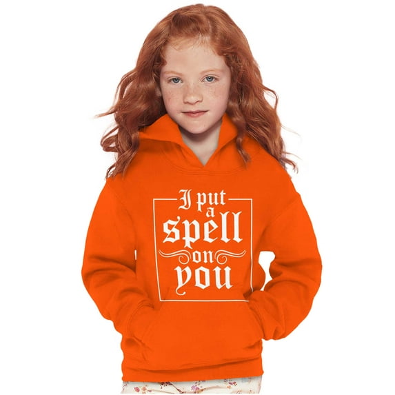 Halloween I Put A Spell On You Kids Hoodie Sweatshirt Girls Teen Brisco Brands X