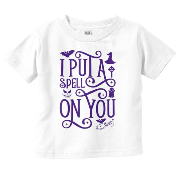 Halloween I Put A Spell On You Witch Youth T Shirt Tee Girls Infant Toddler Brisco Brands 3T