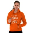 thumbnail image 1 of Halloween I Put A Spell On You Women Plus Size Graphic Pullover Hoodie Brisco Brands 5X, 1 of 4