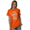 thumbnail image 1 of Halloween I Put A Spell On You Women's Graphic T Shirt Tees Brisco Brands S, 1 of 5