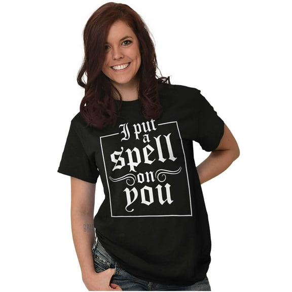 Halloween I Put A Spell On You Women's Graphic T Shirt Tees Brisco Brands X