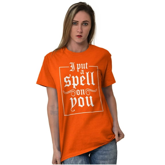 Halloween I Put A Spell On You Women's Graphic T Shirt Tees Brisco Brands X