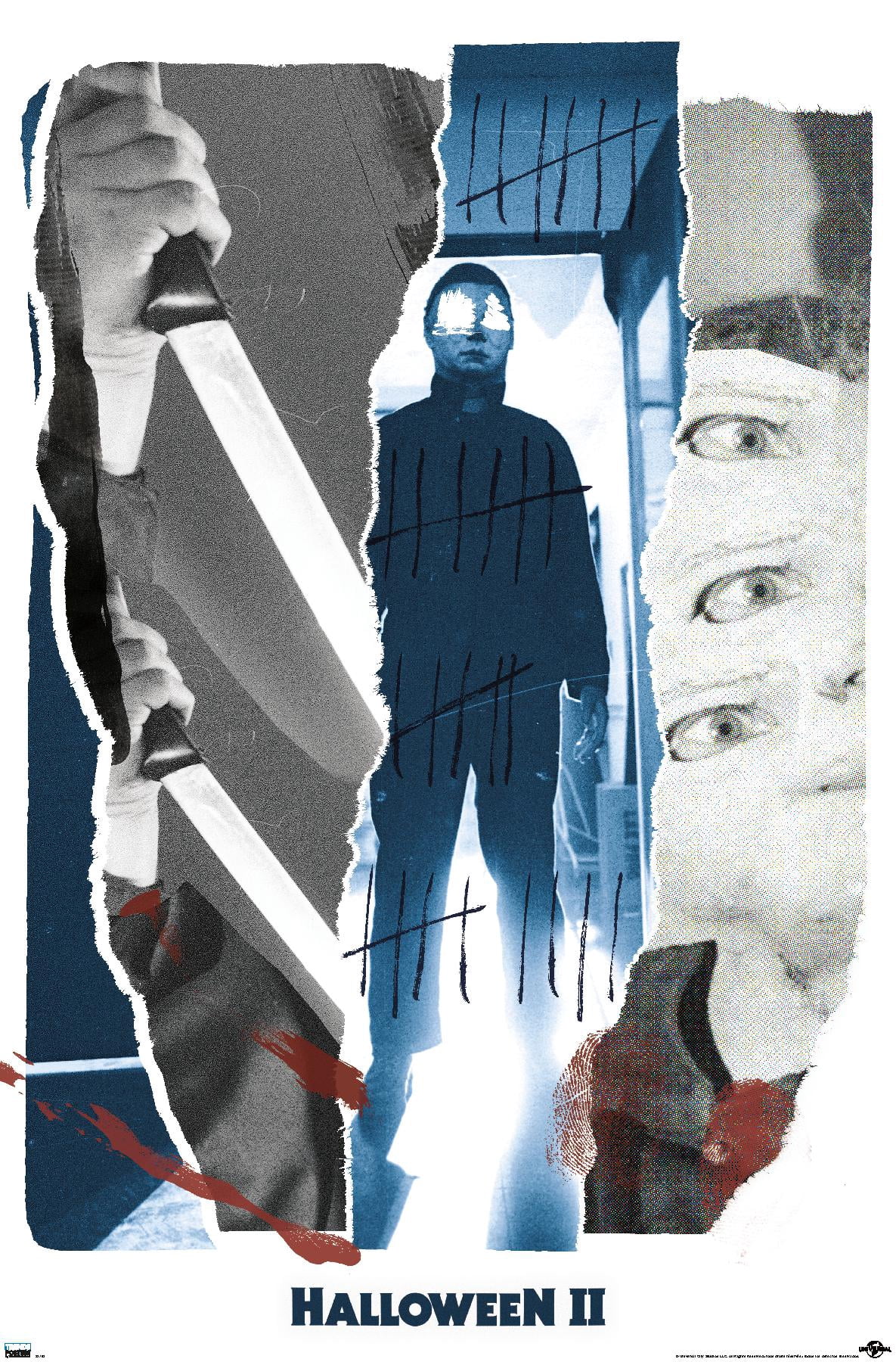 Halloween II - Knife Wall Poster, 14.725" x 22.375"