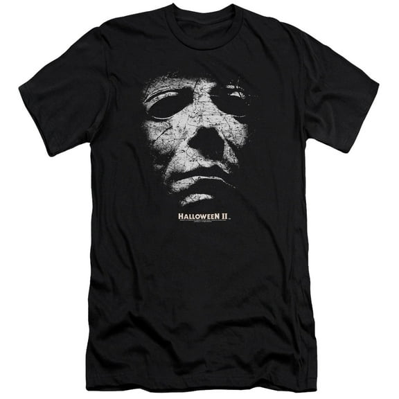 Halloween II Mask S/S Adult 30/1 T-Shirt Black