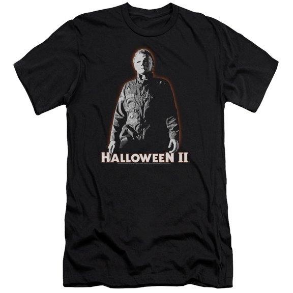 Halloween II Michael Myers S/S Adult 30/1 T-Shirt Black