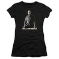 thumbnail image 1 of Halloween II Michael Myers S/S Junior Women's T-Shirt Sheer Black, 1 of 1