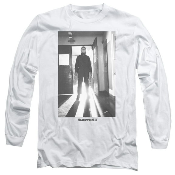 Halloween II Monster Long Sleeve T-Shirt Adult 18/1 White