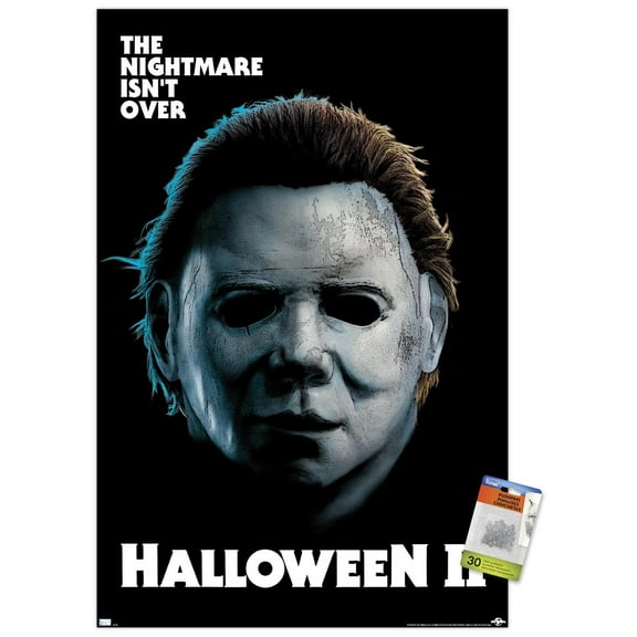 Halloween II - Nightmare Wall Poster with Pushpins, 22.375" x 34"