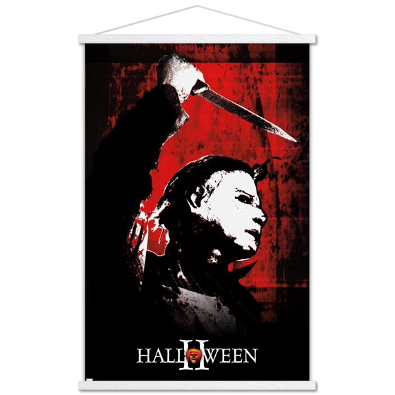 Halloween II - Red Wall Poster with Magnetic Frame, 22.375" x 34"