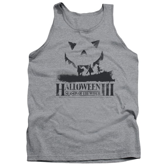 Halloween III Silhouette Adult Tank Top Athletic Heather
