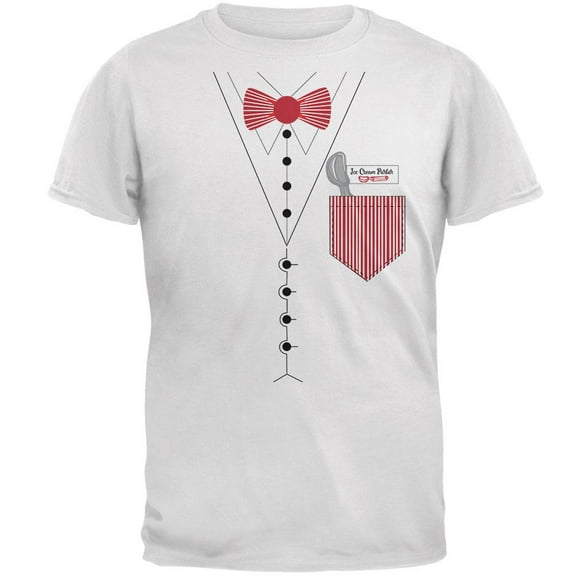 Halloween Ice Cream Shop Confectioner Mens T Shirt White LG