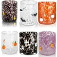 thumbnail image 1 of Halloween Icon Juice Glasses, 14oz Icon Stemless Coffee Cocktail Drinking Cups (White Pumpkin & Moon), 1 of 7