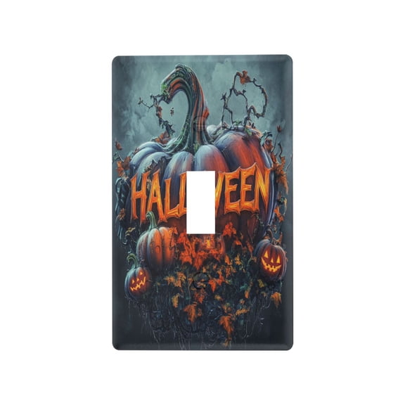 Halloween Icon Light Switch Cover Switch Plate Outlet Cover Plug Cover for Electrical Outlet