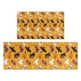 thumbnail image 1 of Halloween Icons Pattern Kitchen Rugs Sets Of 2,Anti Fatigue Kitchen Mat Rugs Non Slip Washable,Decorative Kitchen Floor Mats for Kitchen,Sink,Laundry,17"x30"+17"x47", 1 of 7