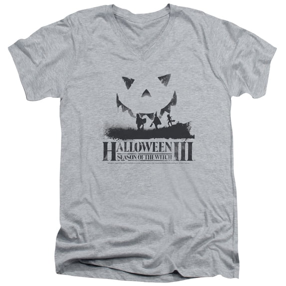 Halloween Iii - Silhouette - Slim Fit V Neck Shirt - Large
