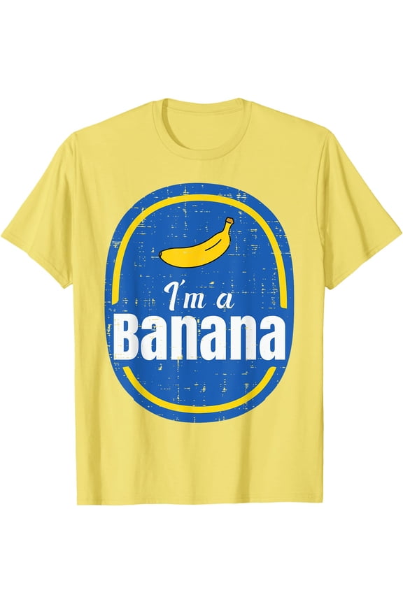 Halloween Im Banana Funny Fruit Food Costume Men Women Kids T-Shirt, Unisex T-Shirt