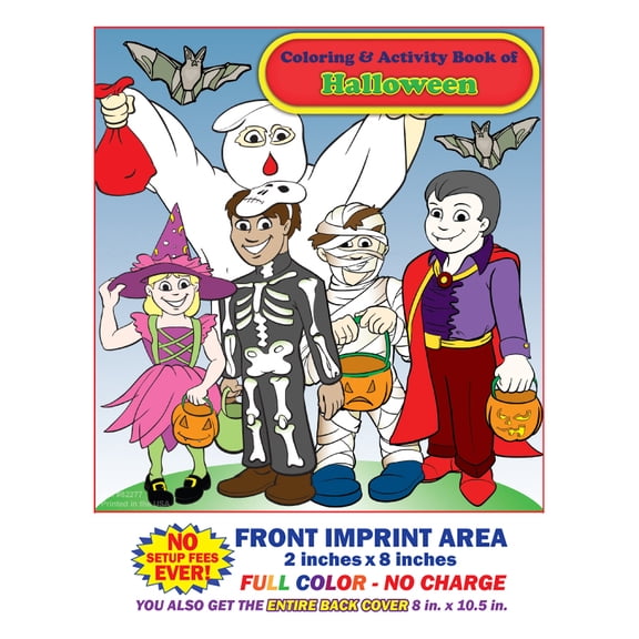 Halloween Imprint Coloring Book (25 Copies) (8.5x11)