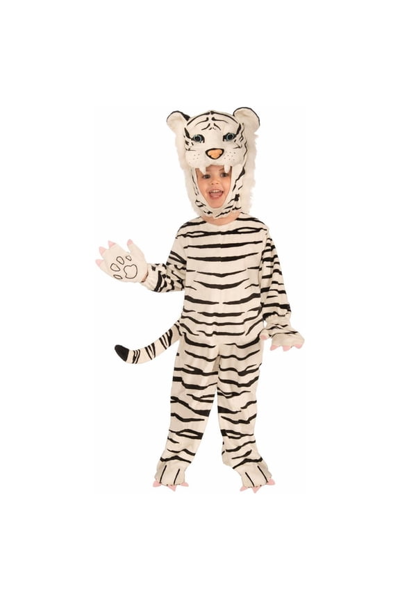 Halloween Infant/Toddler Plush - White Tiger Costume