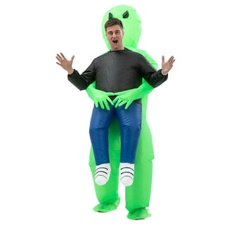 ET Alien inflatable suit Alien Monster Inflatable Costume Scary Green Alien  Cosplay Costume For Adult Party Festival Stage