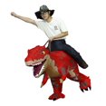 thumbnail image 1 of Halloween Inflatable Costume Ride on Dinosaur Outfit Blow Up T Rex for Adults Halloween Party, 1 of 5