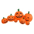 thumbnail image 1 of Halloween Inflatable Decorations with LED Lights, Set of 7 Lighted Pumpkin Halloween Decorations Outdoor Inflatables Pumpkin Combo, Blow Up Inflatables for Yard Garden, 1 of 5