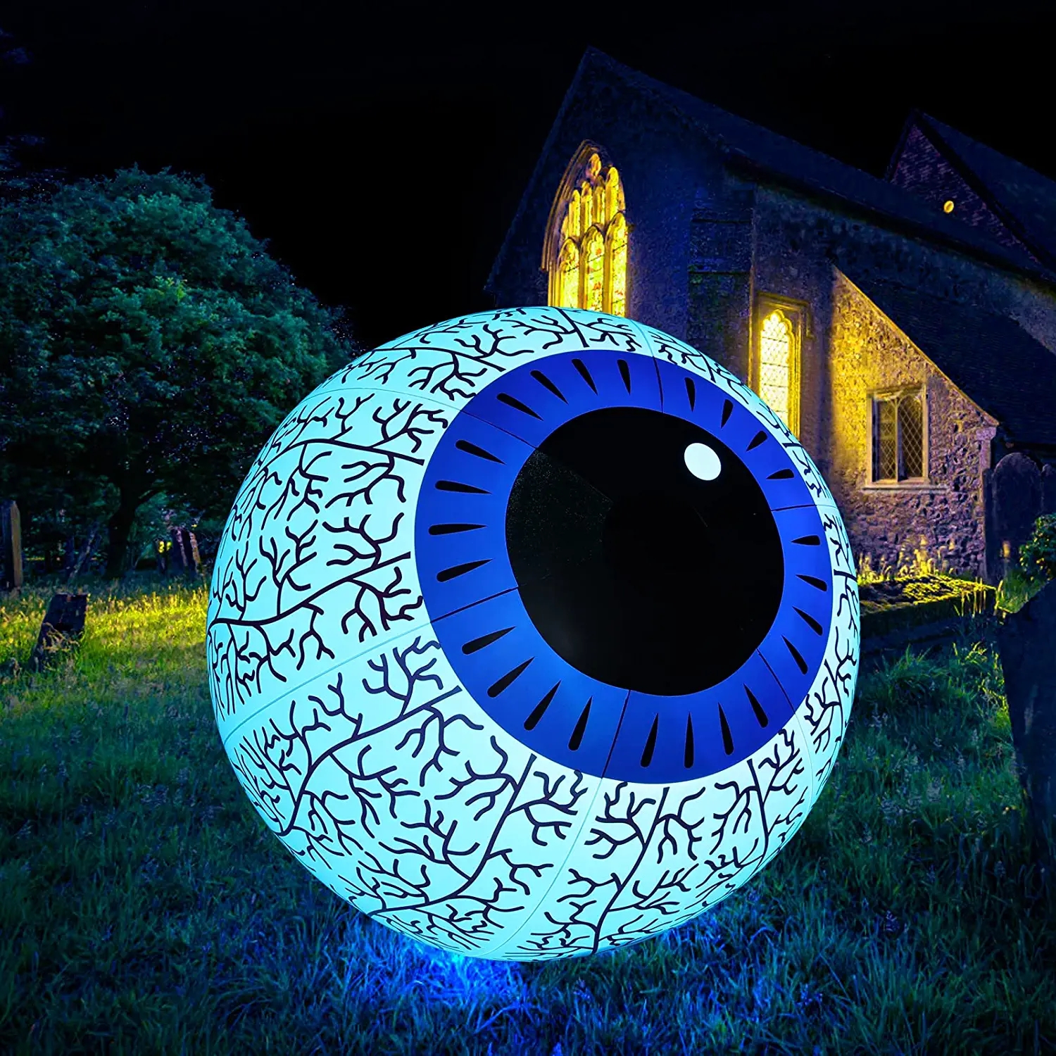 Halloween Inflatable Ghost Eyeball,Halloween Eyeball with Powered