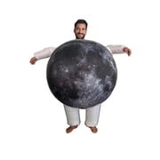 Halloween Inflatable Planet Costume for Adults Moon Mascot Costume Full-Body Planet Cosplay Suit for Halloween, Christmas,Carnival