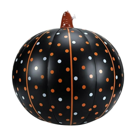 Halloween Inflatable Pumpkin Yard Decorations - Outdoor Halloween Decor, Waterproof Pumpkin Inflatable for Garden, Pool & Indoor, Durable PVC Halloween Blow Up Decor with LED Light Hole
