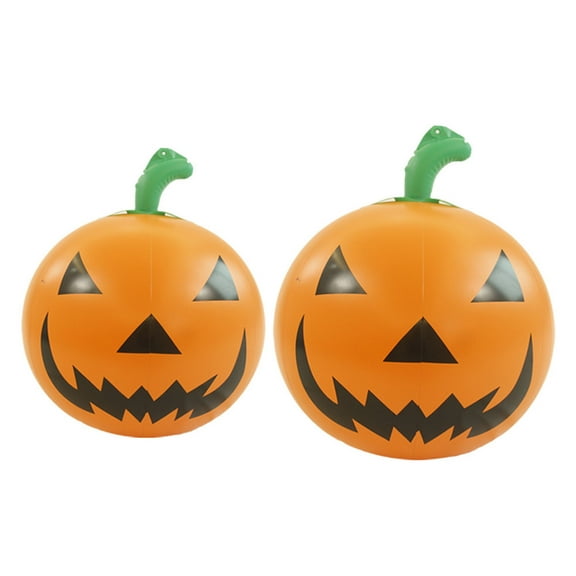 Halloween Inflatable Pumpkin Yard Decorations PVC Outdoor Garden Decor for Parties Events with Bright Colors