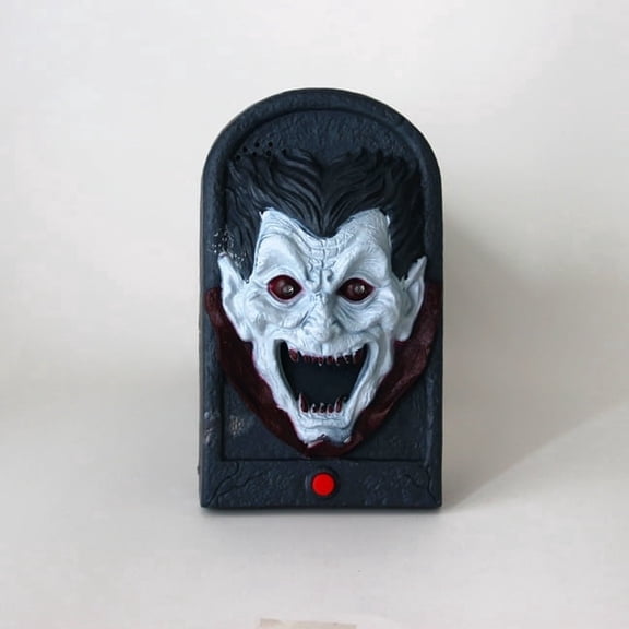 Halloween Interactive Doorbell Vampire Light-Up Talking Prank Doorbell