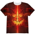 thumbnail image 1 of Halloween Intergalactic Pumpkin of Doom All Over Youth T Shirt Multi YXL, 1 of 2