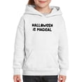 thumbnail image 1 of Halloween Is Magical  Hoodie Juniors -Image by Shutterstock,  Large, 1 of 4